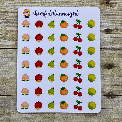 Island Fruit Planner Stickers