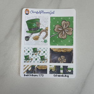 St Patricks Day Planner Stickers Back to Basics