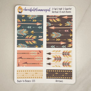 Arrows Planner Stickers Back to Basics
