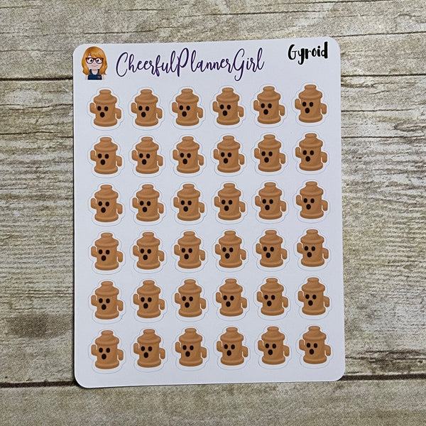 Gyroid Planner Stickers