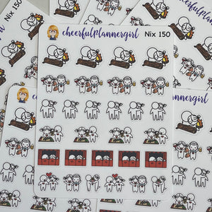 Nixie Together is Our Favorite Place to Be Planner Stickers