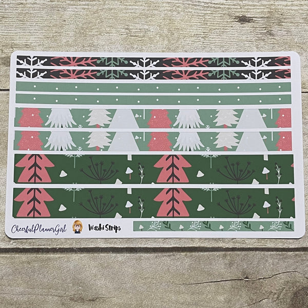 O Christmas Tree Mini Kit Weekly Layout Planner Stickers