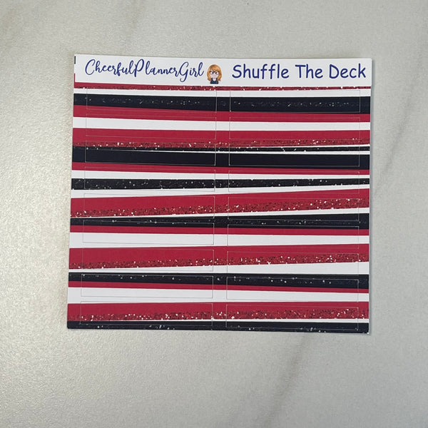 Shuffle The Deck Mini Kit Weekly Layout Planner Stickers