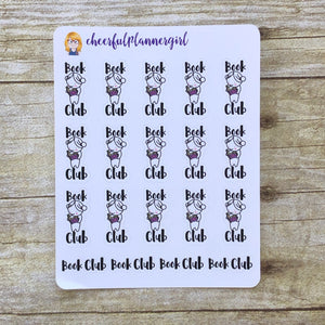 Nixie Book Club Planner Stickers