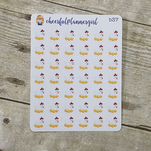Chicken Hen with Eggs Planner Stickers