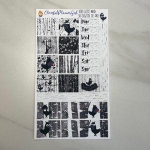 Sir Crowton the 3rd Hobonichi Weeks Weekly Planner Stickers