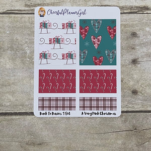 A Very Pink Christmas Planner Stickers Back to Basics