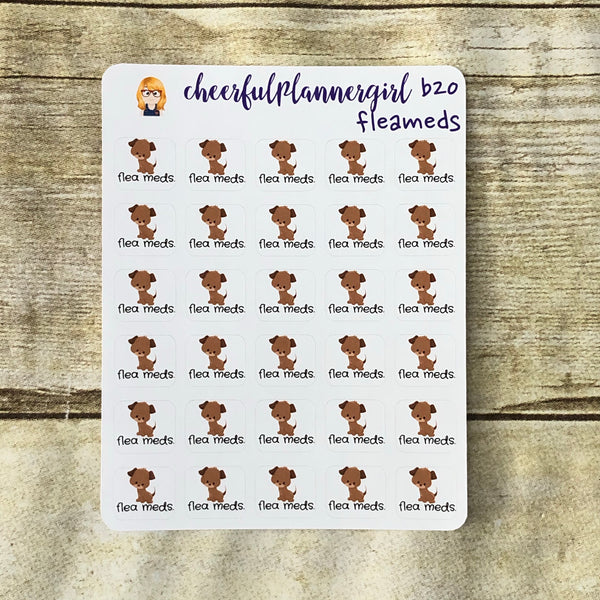 Dog Care Planner Stickers