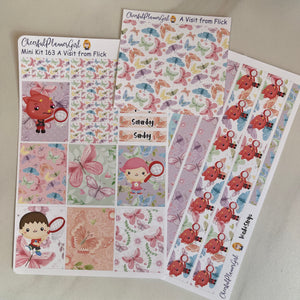 A Visit from Flick Mini Kit Weekly Layout Planner Stickers