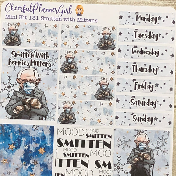 Smitten With Mittens Mini Kit Weekly Layout Planner Stickers