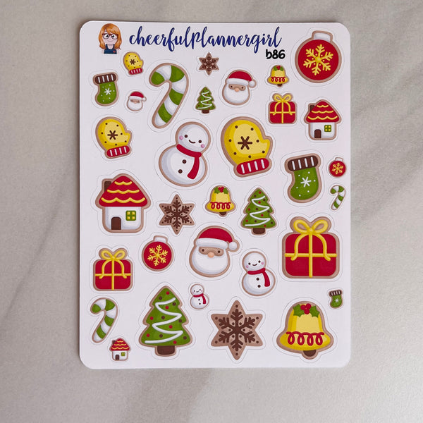 Christmas Cookies Planner Stickers