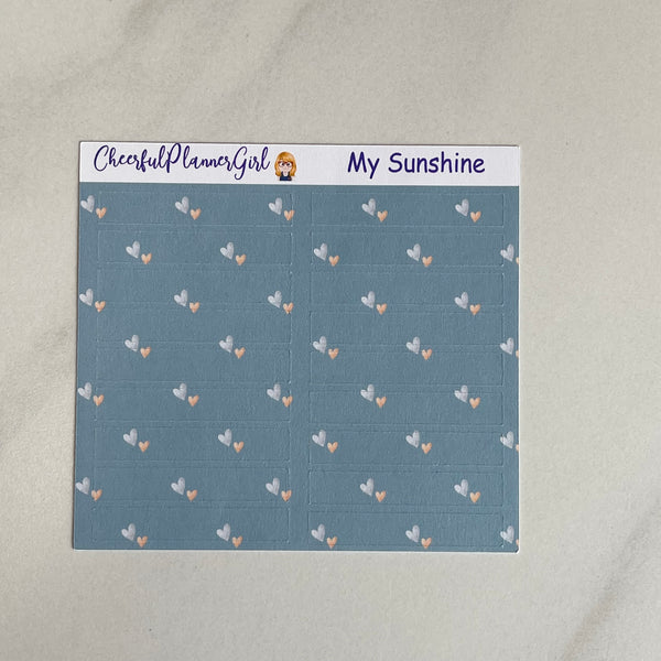 My Sunshine Mini Kit Weekly Layout Planner Stickers