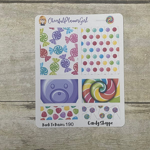 Candy Shoppe Planner Stickers Back to Basics