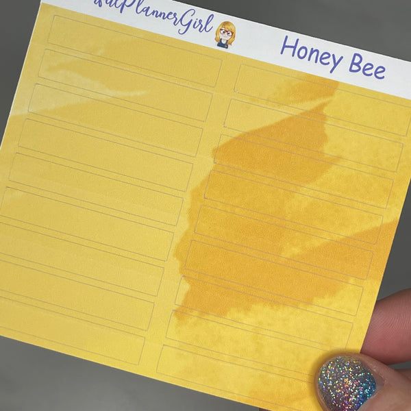 Honey Bee Standard Vertical Full Kit Weekly Layout Planner Stickers