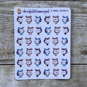 The 3 Able Sisters Planner Stickers