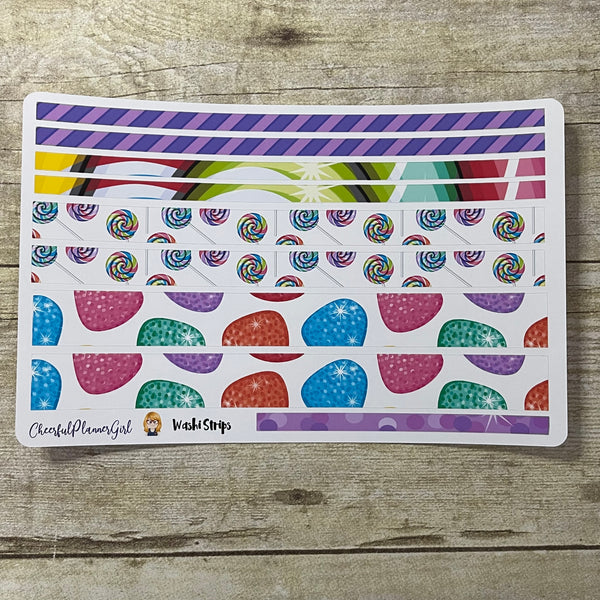 Candy Shoppe Mini Kit Weekly Layout Planner Stickers