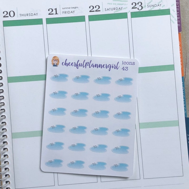 Pool Planner Stickers